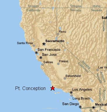 map of california coastline. the map of California… you